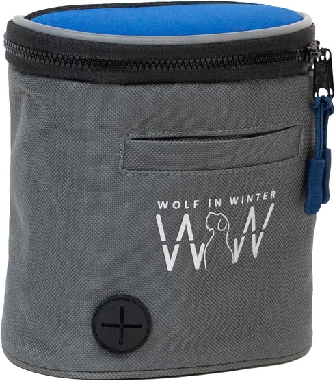 Quickdraw Dog Treat Pouch Training Bag with Poop Bag Dispenser, Clicker Holder and Waist Belt Hands-Free, Reflective