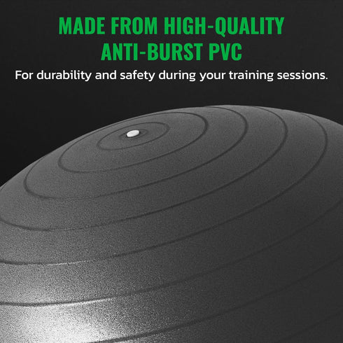 Stability Ball for Golf Training | Proven by Scottie Scheffler | 65cm Grey