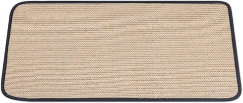 Navaris Sisal Cat Scratcher Mat - 12.6x23.6 Cat Scratch Pad for Wall, Indoor Cats Scratching Protector for Corners