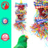 Bonka Bird Toys 1042 Duo Foraging Heart Vine Shredding Natural Parrot Toy for Quaker Conure Budgie