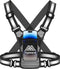 Running Vest with Chest Phone Holder for Women and Men, Reflective Safety Gear for Dog Walking, Cycling - Adjustable