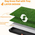 21.6 33.4 LOOBANI Dog Grass Pad with Tray, Lightweight Oxford Cloth Tray for Potty Training, *