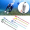 ZHORCIN Diving Stick, Aluminium Alloy Lobster Tickle Stick Pointer Rod with Measurement, Adjustable Lanyard and Bolt