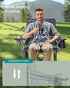 450 lb, UGCB066Q01 SONGMICS Oversized Lumbar Support Camping Chair, Heavy-Duty Outdoor Folding Chair Comfortable