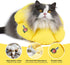 HiDREAM Cat Cone Collar, Cute Waterproof Elizabethan E Collar for Cats, Anti-Bite Lick Wound Healing Safety Collar,