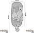 Newborn Essentials Baby Swaddle Blanket Set, 1 Piece (1 Pacifier Holder, 1 Cocoon Swaddle Sleep Sack, 1 Teddy Bear),