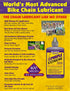 BIKE MEDICINE Purple Extreme Performance Synthetic Chain Lubricant, High Mileage Bicycle Lube