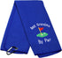JXGZSO Grandma Golf Towel, Embroidered Gift for Best Grandma by Par Golf Towel