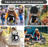 Bird Travel Backpack Carrier for Small Medium Birds, Space Capsule Clear Bubble Window with Stainless Steel Tray and