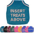 Dog Tag Silencer, Brown Insert Treats Above - Quiet Noisy Pet Tags, Fits Up to Four Pet IDs, Durable Nylon Cover
