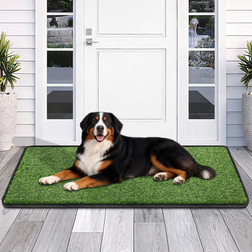 Artificial Grass Mat, Dog Grass Pee Pads, Fake Grass Pad for Pets