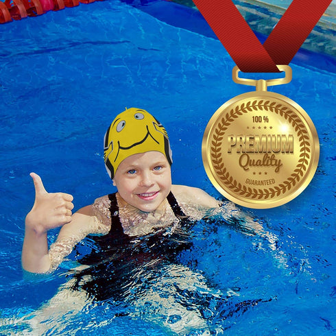 Water Gear Critter Cap - Durable Swimming Cap for Kids, Long-Lasting Toddler Swimming Cap (Yellow Fish)