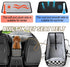 Console Dog Car Seat - Portable Dogs Armrest Booster Seat for Small Dog, Foldable Pet Car Seat with Safety Belt, Black