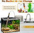 hygger Bucket-Free Aquarium Water Change Kit, Metal Faucet Connector with Long Hose 33FT