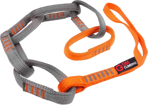 GM CLIMBING 23kN Nylon Safe Chain, CE UIAA Certified 16mm Sling for Personal Anchor Tether System