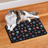 Dog Mat for Food and Water, Absorbent 20x12in Quick Dry Dog Water Bowl Mat