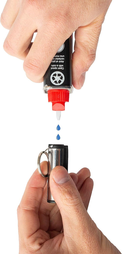 SURVIVE Permanent Match, Pack of 5, The Forever Lighter, Emergency Fire Starter Striker Set with Keychain