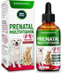 Dog Prenatal Vitamins, Supplies for Pregnant Cats, Vitamins for Dogs and Cats, 2 oz