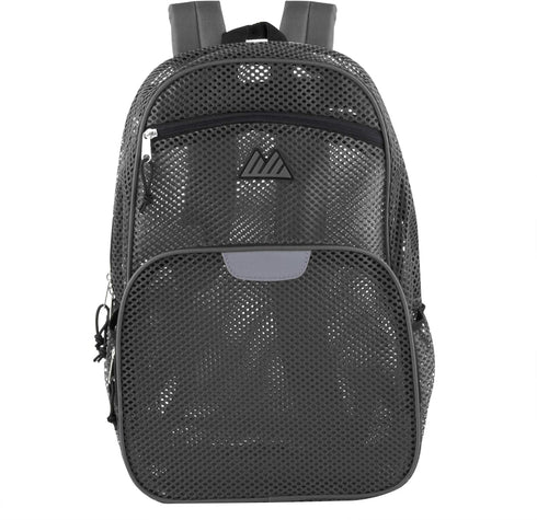 Summit Ridge Collapsible Mesh Backpacks for Adults, Large Backpack with Reflective Strip and Wire Frame for School,