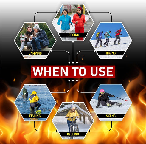 Toe Warmers - Up to 10 Hours of Heat, Ultra Thin, Easy, All Natural, Air Activated Hot Toe Warmers