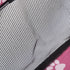 Pet Safety Seat with Oxford Cloth Bear Paw Pattern, Washable Adjustable Strap Carrier Storage Bag for Travel (Pink Paw