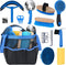 13 Piece Horse Grooming Kit, Horse Brushes for Grooming Supplies with Portable