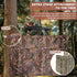 Hunting Tree Stand Blind Cover - 110'' X 40'' Camo Blind Cover for 2-3 Person Treestand, Outdoor Hunting Gear