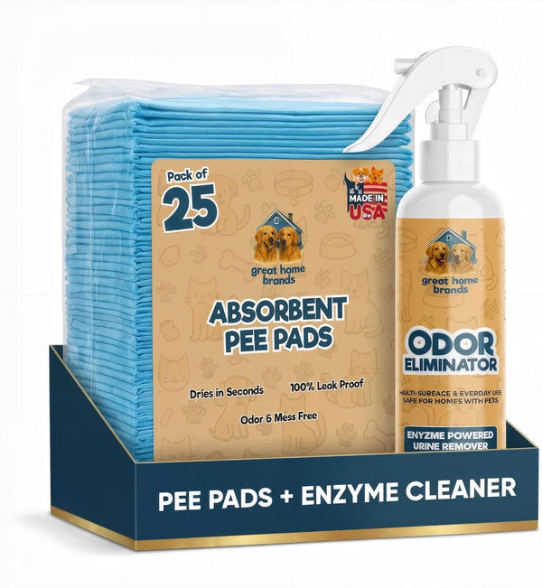 Great Home Brands Extra Large Pee Pads for Dogs 30x23 in, 25 Count | Super