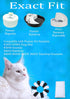 12 Pack Raindrop Plastic Fountain Charcoal Filters Compatible with Pioneer Pet Fountain Filters