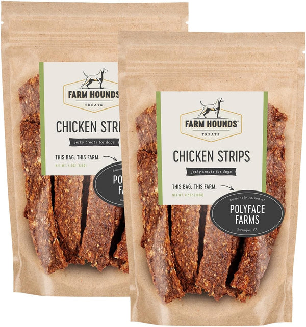 Farm Hounds - Chicken Strips - Premium Natural Jerky for Dogs -