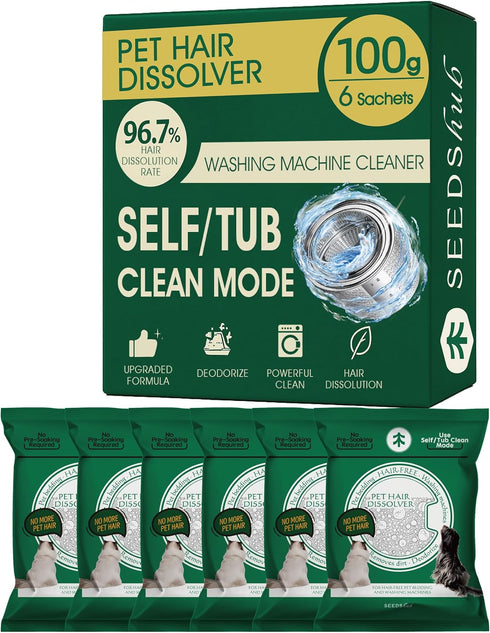 Pet Hair Dissolver For Washing Machine Cleaner, Hair Dissolving Laundry Detergent For