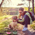 SLSON Collapsible Pet Feeder - 2 Pack Dog Bowls with Cover Lids, Portable Foldable Cat Water Dish, Fairy Pink & Sprout