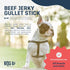 6-Inch 12 Count, Beef Jerky Sticks for Dogs, All-Natural Beef Gullet, Grass-Fed Jerky Chews, Fully Digestible