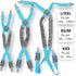 9lb 25lb, Dog Suspenders for Pet Clothes Apparel Diapers Pants Skirt Belly Bands Small Medium and Large Dogs (XS/M:
