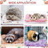 4 Pack Ultra Soft Dog Cat Bed Mat, Cozy Washable Thickened Pet Bed Mat for Small Animals (Vivid Color, 13 x 10 Inches)