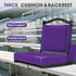 Fragess Bleacher seat, Stadium Seats with Back Support and Thick Cushion, Bleacher Chairs with Shoulder Strap and Side
