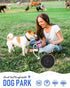 Lesotc Portable Dog Water Bottle with Dispenser and Leak Proof Bowl, Puppy Essentials for Outdoor Walking, Hiking,
