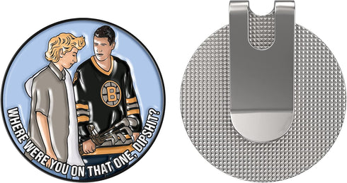 K9King Funny Gilmore Cracker Golf Ball Marker with Happy Caddy Bonus Golf Balls Marker - 3 Piece Set, Unique Durable