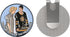 K9King Funny Gilmore Cracker Golf Ball Marker with Happy Caddy Bonus Golf Balls Marker - 3 Piece Set, Unique Durable