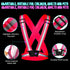 Macarrie 15 Pcs High Visible Reflective Running Vest - Adjustable Safety Vest for Night Running and Walking
