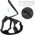 TUG Grab Dog Harness with Integrated Traffic Leash, Magnetically Attached for Quick Control, Medium/Black