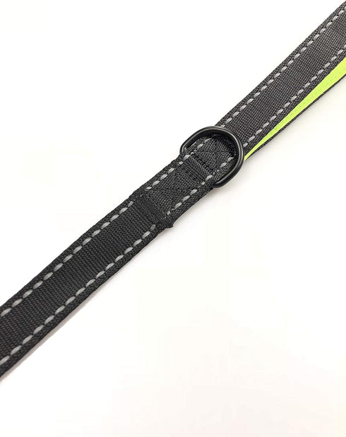 Dog Leash 6ft Long, Heavy Duty Traffic Padded Two Handle Lead for Control Safety Training, Black