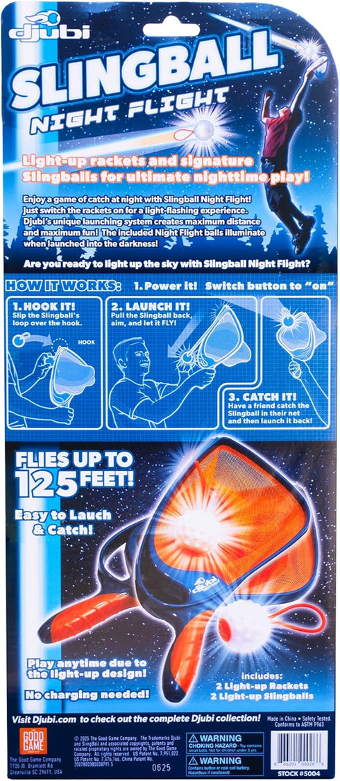 8 8 9 10 11 12 13 Djubi Slingball, Best Gifts for Kids and Teens All Ages & Up - Slingshot Outdoor Light Up, Lawn