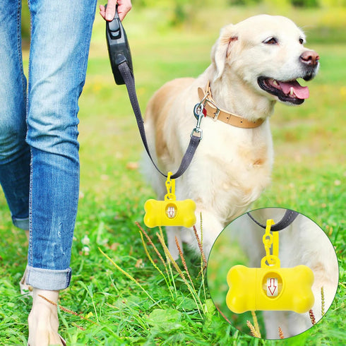 56 Pack Fasmov Dog Poop Trash Bag Holder Dispenser Dog Poop Waste Bag Holder, Leak Proof, Dispenser Pet Waste Disposal