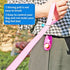 BAAPET Long Dog Training Leash with Clickers for Small, Medium and Large Dogs or Cats (15 Feet, Pink)