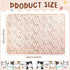 4 Pcs Pet Blanket, Paw Print Fleece Blanket for Small Medium Pets, XX-Large (51 x 63 Inch)