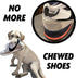 Premium Beef-Flavored Dog Chew Toy - Large Sneaker Shoe - Natural Rubber, Heavy Duty, Powder Pink