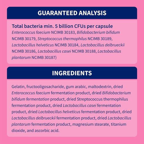 30 Nutramax Proviable Probiotics for Dogs and Cats, Daily Digestive Health Supplement with Multiple Strains