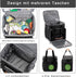 Dog Grooming Supplies Organizer Tote - Black, Perfect for Grooming Tools