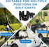 Universal Golf Cart Cup Holder with Phone Holder - Accessories for EZGO/Club Car/Yamaha & Most Golf Carts